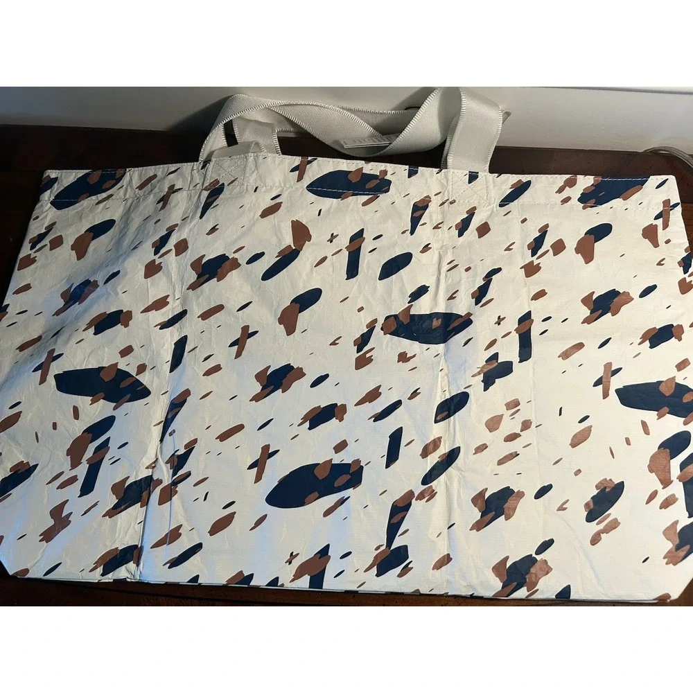 Aloha Collection | LE Mu Terrazzo Pattern Reversable Tote Bag Splash Proof NEW!